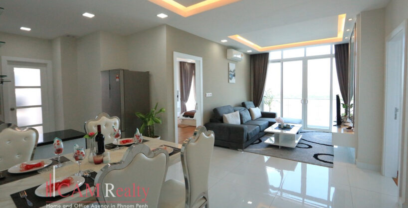 2 bedrooms serviced apartment for rent in Chroy Changvar - CV1005168 - Phnom Penh