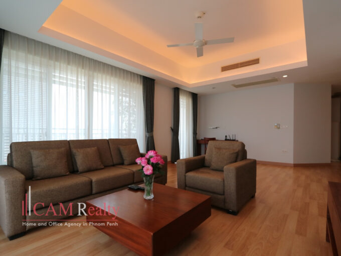 2 bedrooms serviced apartment for rent in Chroy Changvar, Phnom Penh - N3295168