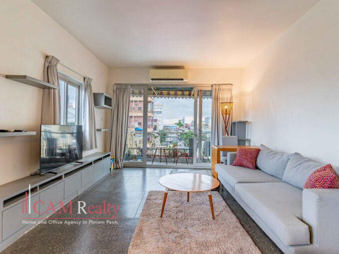 1 bedroom renovated apartment for rent in Daun Penh, Phnom Penh - TH1424168