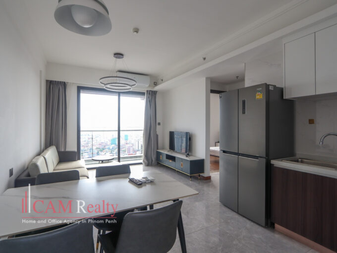 2 bedrooms condo for rent at Agile Sky Residence, BKK3 (border BKK1), Phnom Penh - N3476168