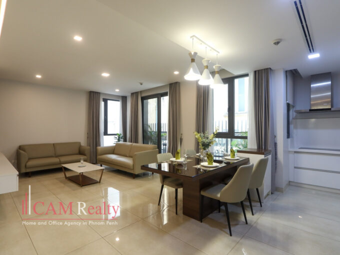 2 bedrooms serviced apartment for rent in BKK1, Phnom Penh - N3494168