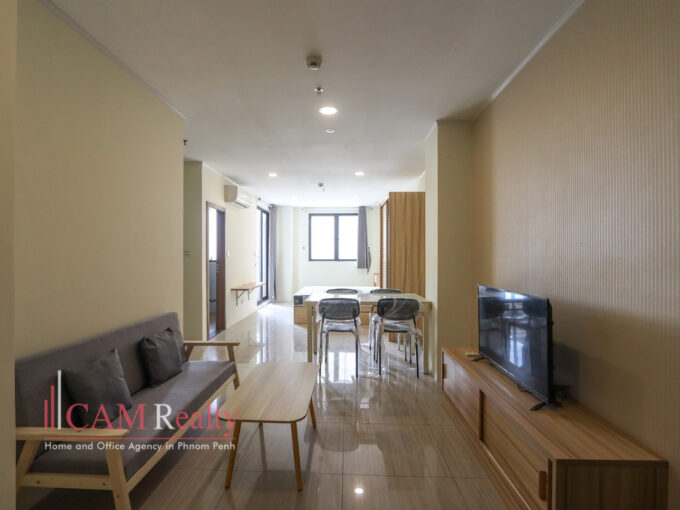 Studio condo for rent in Tuek L'ak 2, Tuol Kork, Phnom Penh - N2227168